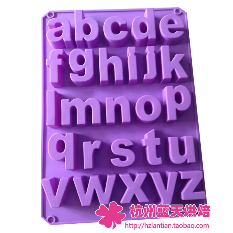 Нижний чехол с буквами/алфавитом силиконовая форма для торта кухонная формочка