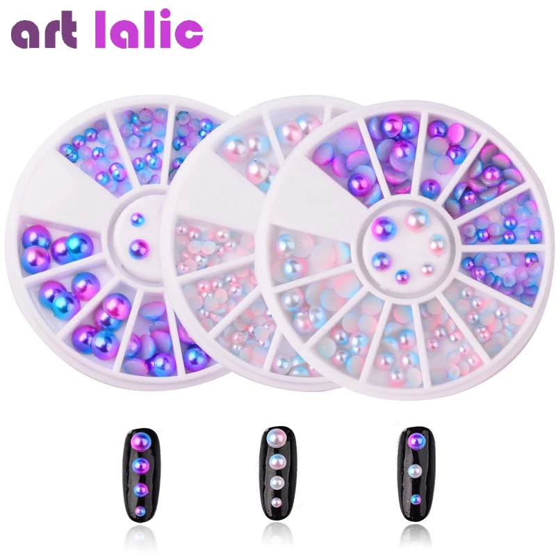 Жемчужные с плоской задней поверхностью магический дизайн градиентные Symphony