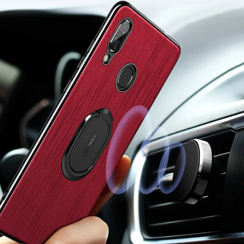 Чехол для Huawei Nova 2 s 3 чехол Fundas анти-капля силиконовый ПК магнитное кольцо