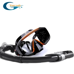 Силиконовая маска для подводного плавания YONSUB, набор для плавания и дайвинга, бесплатная доставка YM138 + YS03, для дайвинга