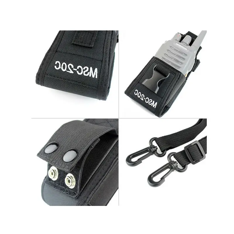 

OPPXUN MSC-20C Walkie Talkie Bag Case Holder Nylon Carry Case For Kenwood BaoFeng UV-5R UV-5RA UV-5RB UV-5RC UV-B5 UV-B6 BF-888S