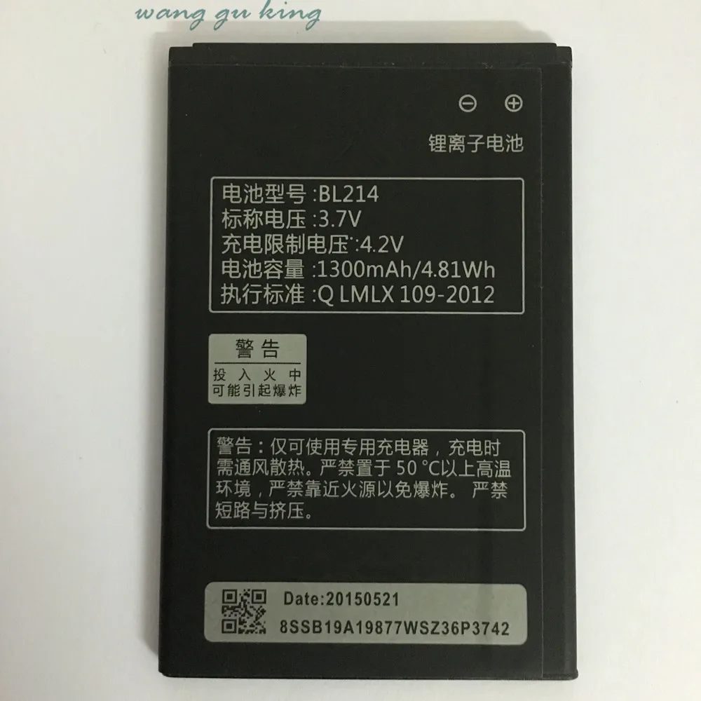 Новинка 1300 мАч BL214 батарея для мобильного телефона Lenovo A208T A218T A269 A269I A300TA305E A316 A360E +