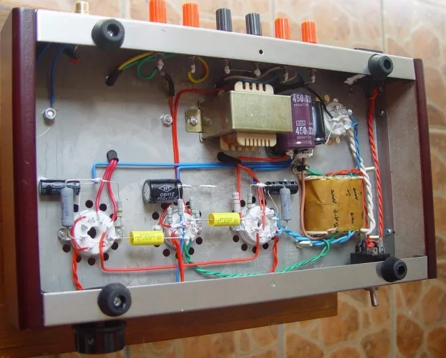 5Z4P+ 6N1+ 6P3P одиночный класс А ламповый усилитель HIFI Amp DIY KIT