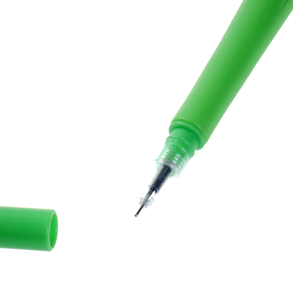 Кактус гелевая кавайные ручки зеленых растений с чернилами стандартных цветов