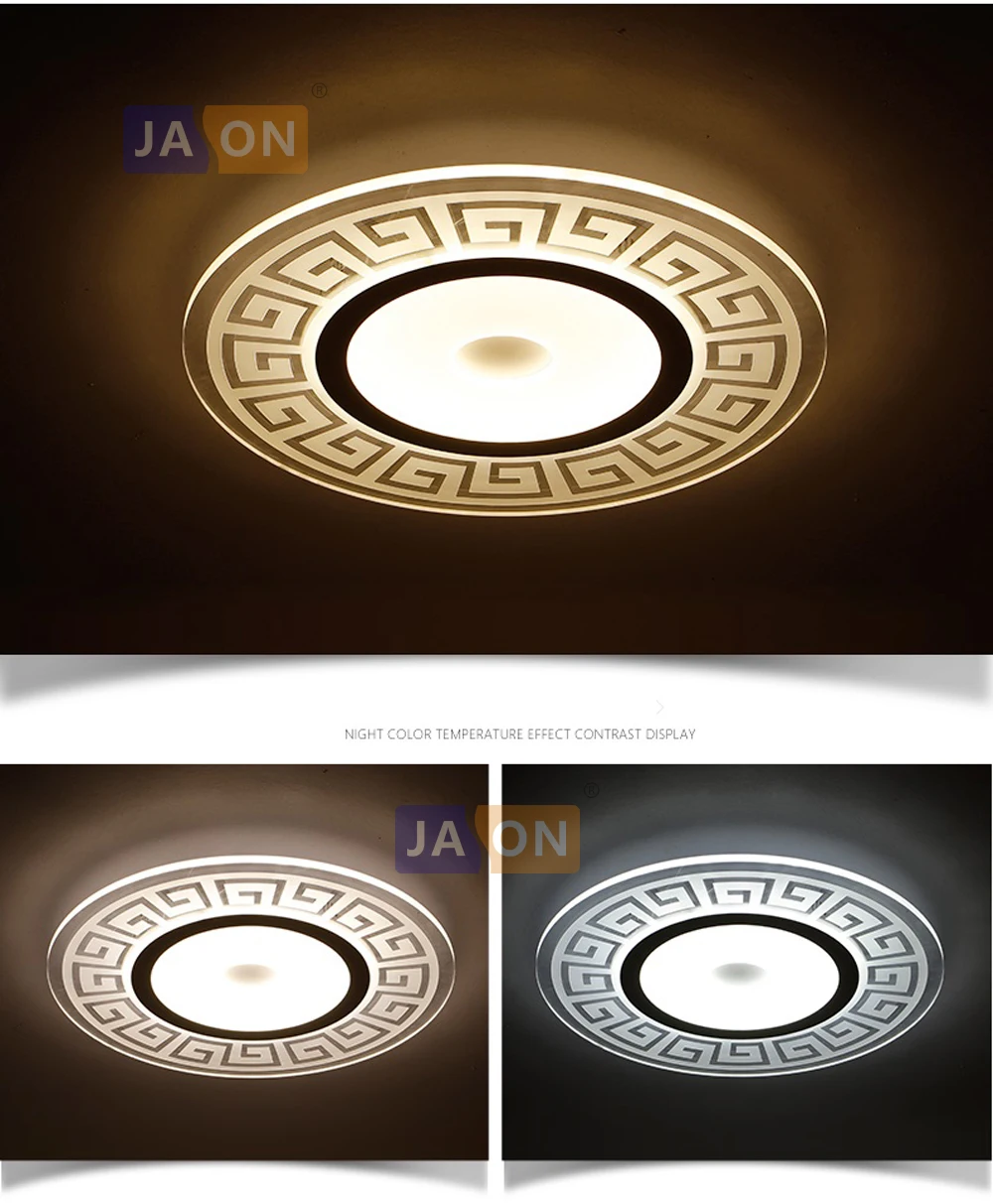 LED Китайские Железные акриловые круглые 5 см тонкий Светодиодные Лампы.Светодиодные Светильники.Люстры Потолочные.Светильники Потолочные Светильники.Потолочный Светильник.Освещение Для Столовой, Фойе и Спальни