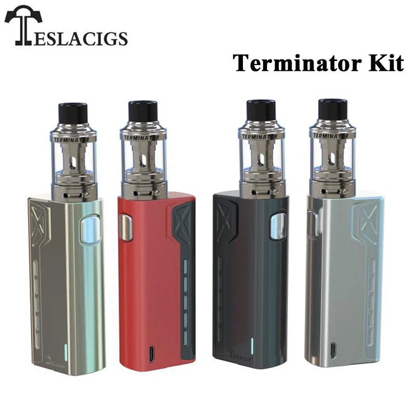 Оригинал Тесла Терминатор Mod starter Kit 90 Вт Vape с Sub Ом танк распылителя Teslacigs