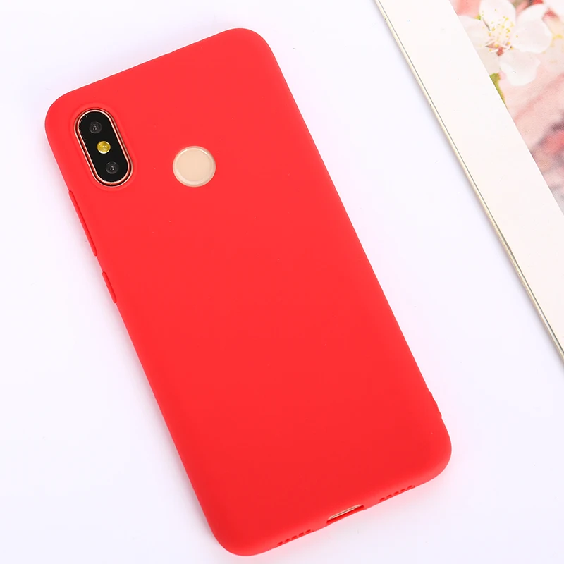 Цветной ТПУ силиконовый чехол для Xiaomi Redmi Note 6 5 7 Pro Redmi 7 6 Pro 6A 5 Plus матовый чехол для Xiaomi Mi 9 SE Mi 8 Lite Mi A2 A1