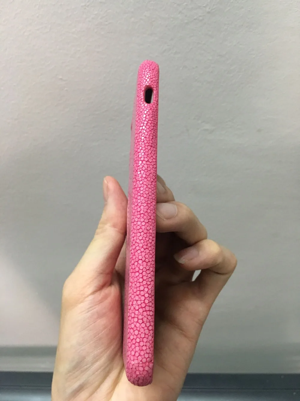 Полный край защиты для iphone X 5,8 ''натуральный жемчуг рыбы настоящая кожа ската кожаный чехол для телефона iphone X роскошный задняя крышка