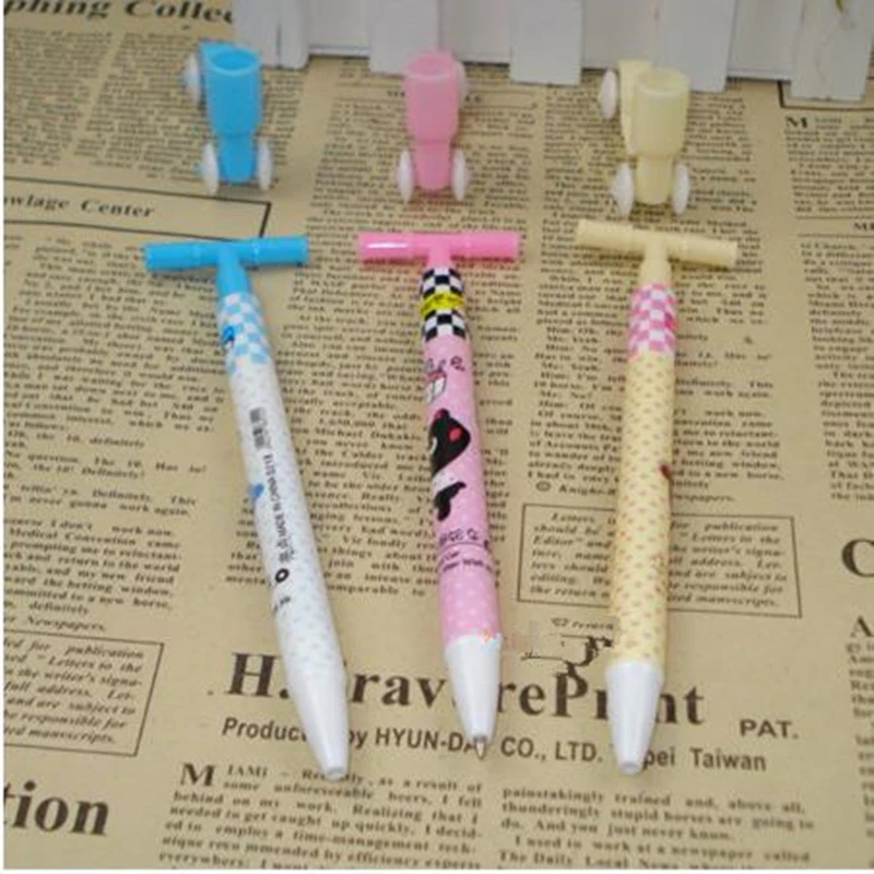 

Student stationery cute cartoon ballpoint pen fashion scooter Creative Gifts Pens Office School Supplies Caneta Papelaria