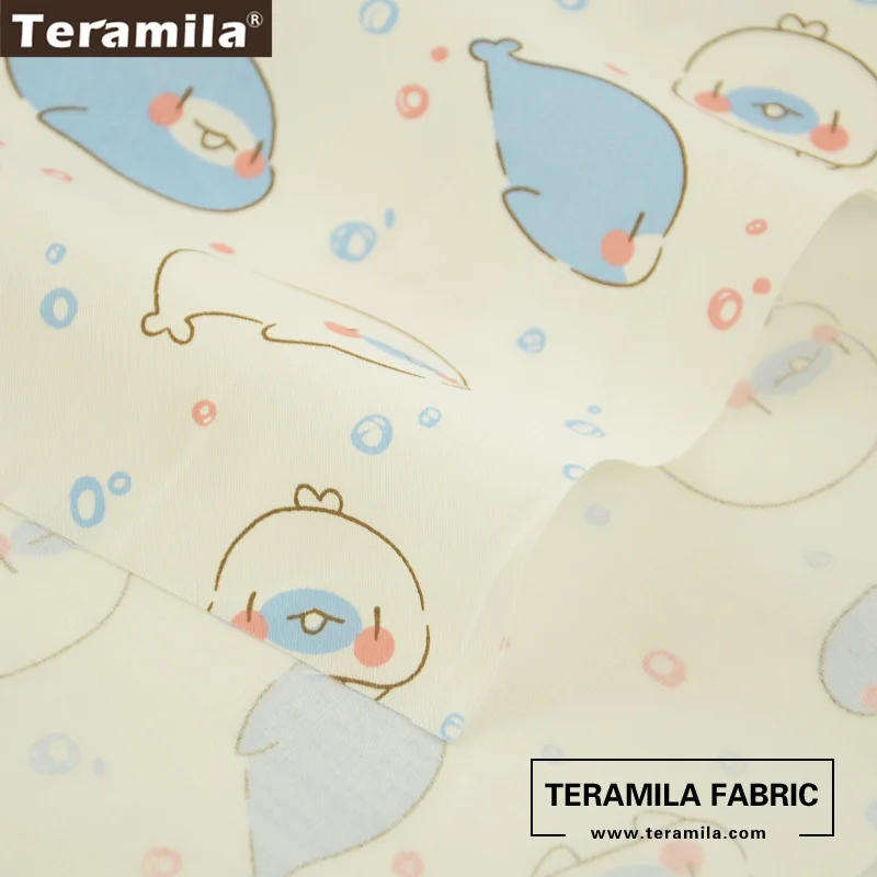 Teramila Cotton Fabric Cartoon Little Animals Designs Soft Material Tissue Handwork Quilting Pillow Dress Cloth Patchwork Tecido | Дом и сад
