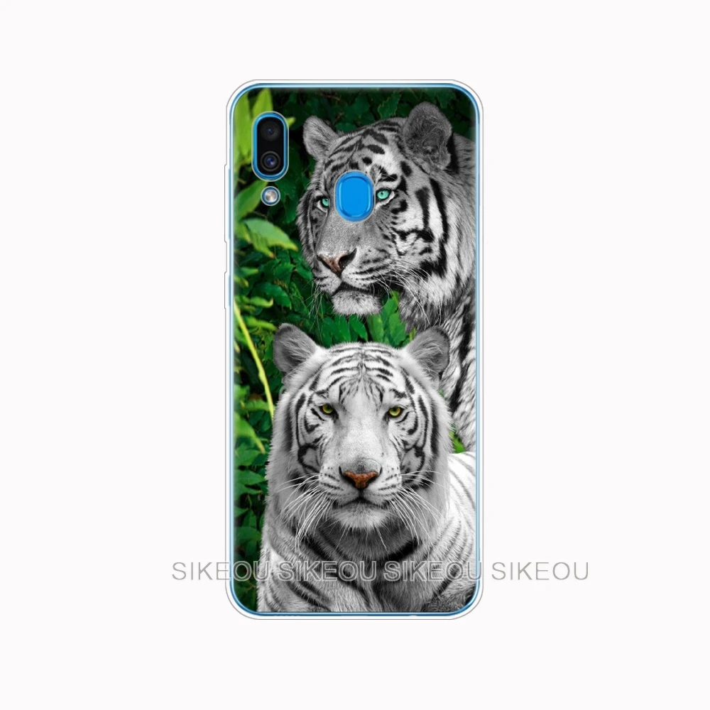 10128 Силиконовый чехол для Samsung Galaxy A50 A10 A30 A30S A40 A70 A 50 бампер для телефона Волк тигр лев леопард медведь - Цвет: 10128
