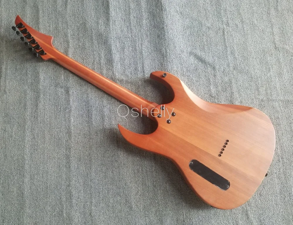 Высшее качество QShelly под заказ Небесно-Голубой пепельный корпус гитарная струна