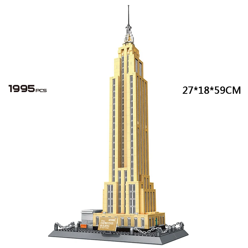 Всемирно известная архитектура США Нью Йорк Империя Государственный