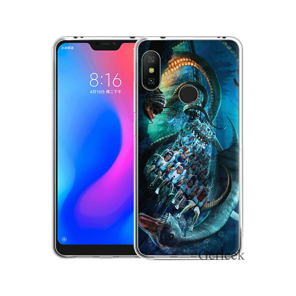 Desxz Fantasy Sea Creature Hard Cover For Redmi Note 7 6 Pro 6A 5A 5 Plus 4X 4A GO S2 Case Bag | Мобильные телефоны и