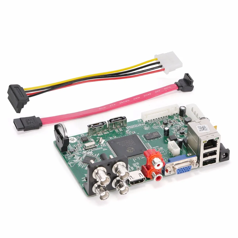 AZISHN AHD DVR CCTV основной Borad AHB7804R LM V3 4CH 2MP 1080N H.264 TVI CVI аналоговый IP 5 в 1 Гибридный