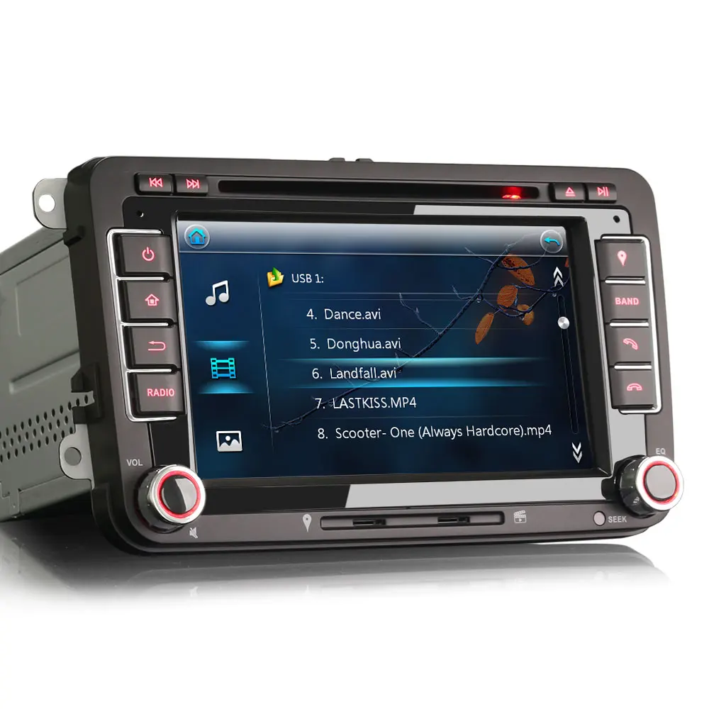 7 &quotспециальный автомобильный DVD для Skoda Fabia 2004-2014 &amp Superb 2008-2015 Praktik 2007-2011 с
