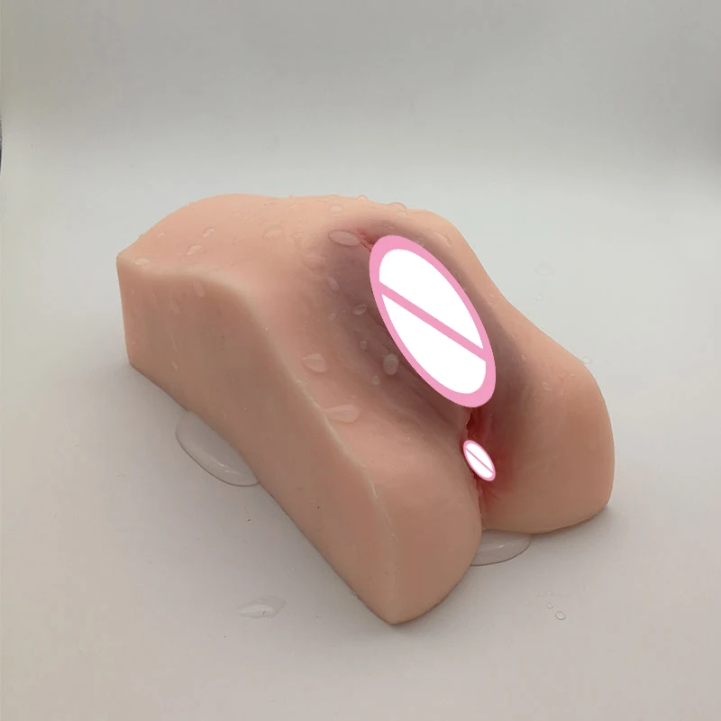 Большой мужской мастурбатор в форме попки 3D секс кукла с двойными каналами