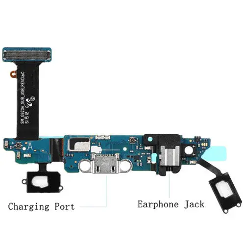 USB зарядное устройство зарядный порт разъем гибкий кабель для samsung Galaxy S6 G920F G920A G920V
