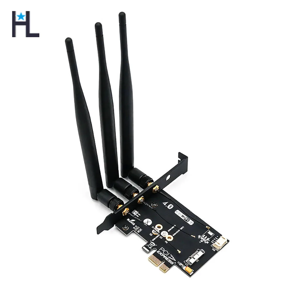Bcm943602CS bcm943224PCIEBT2 беспроводная Wi-Fi Bluetooth 4,0 модульная карта для pci-e 1x адаптер для hackintosh apple, WiFi hackintosh