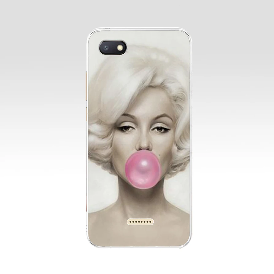 38 16 Xiaomi Redmi 6A case silicone cover 5.45" TPU Cartoon case on for Xiaomi redmi 6a redmi6a coque fundas phone bumper housing - Цвет: 38
