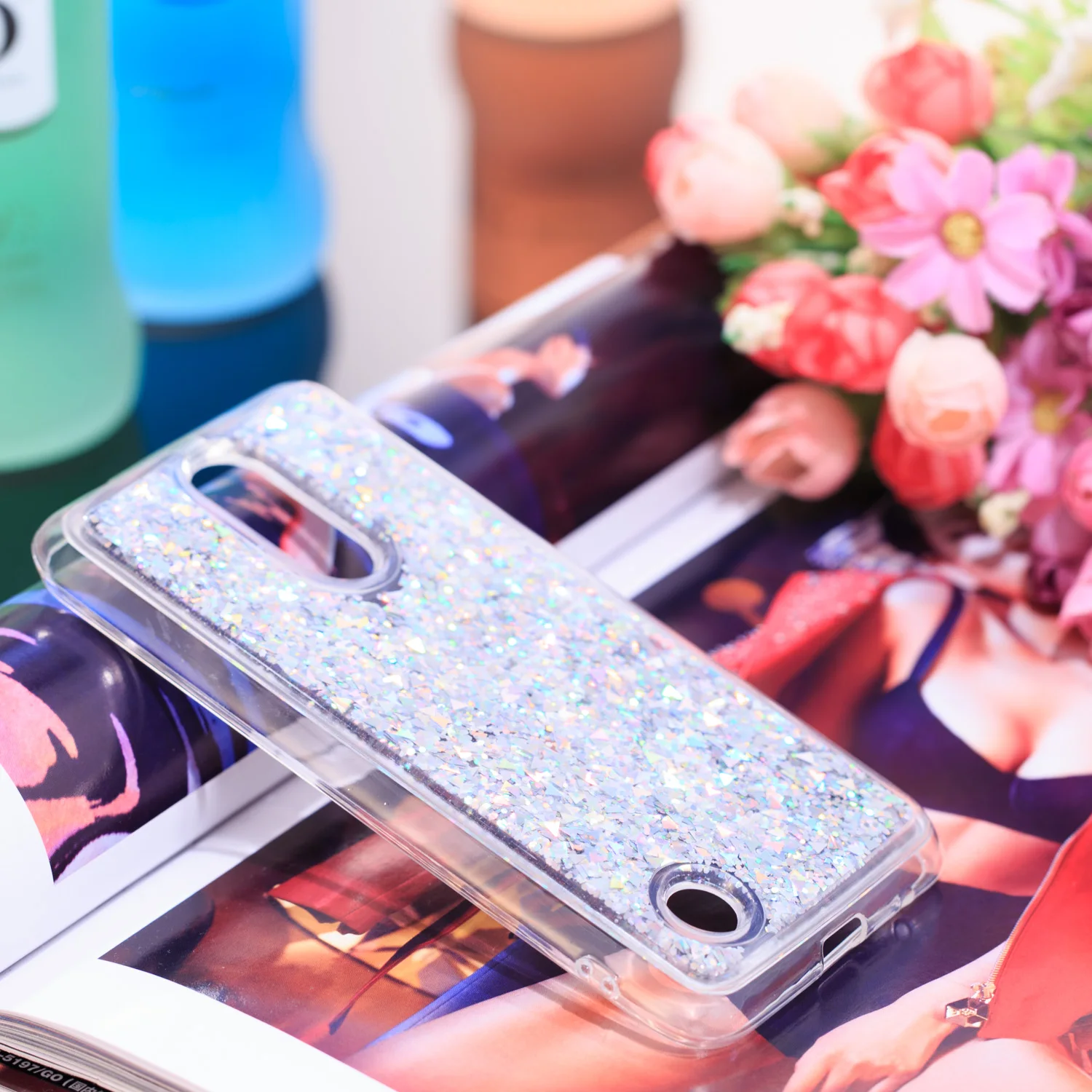 Блестящий чехол для LG K4 2017 силиконовый M160 /Phoenix 3 s K8 LGX240 X240 X 240 мягкий