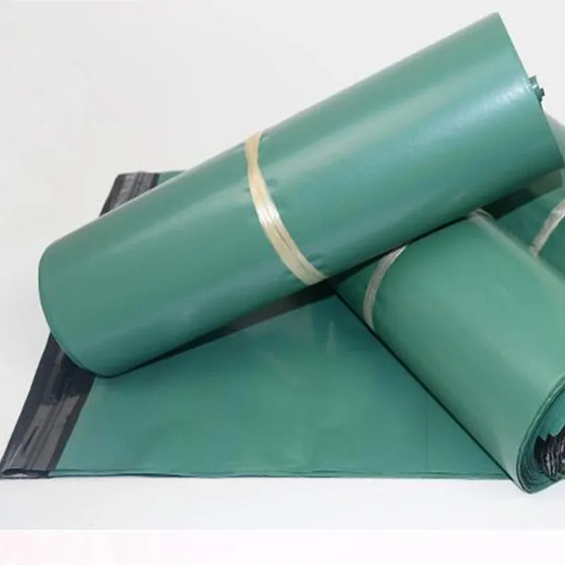 

50pcs/Lot The green Logistics Courier Bag Courier Envelope Shipping BagS Mail Bag Envelope Self Adhesive Seal Plastic Pouch