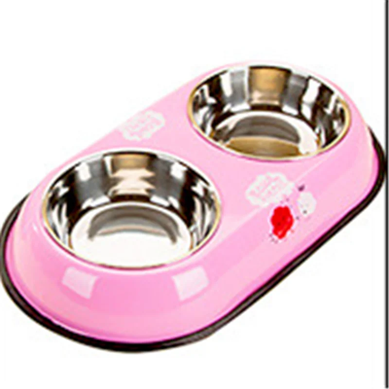 Новая модная противоскользящая миска для собак из нержавеющей стали|dog bowl|dog feeder