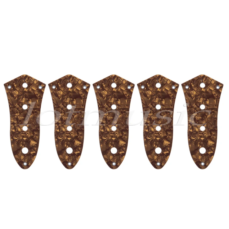 5 шт. бронзовый перл управления пластина для джаза бас гитара замена 3 ply|control