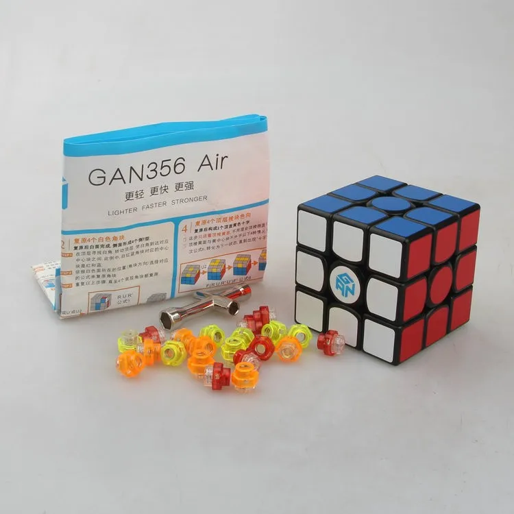 Gan356R Stickerless Gan356 Air Master/Advanced черный/белый/Primar Cubo Magico Gan356 R