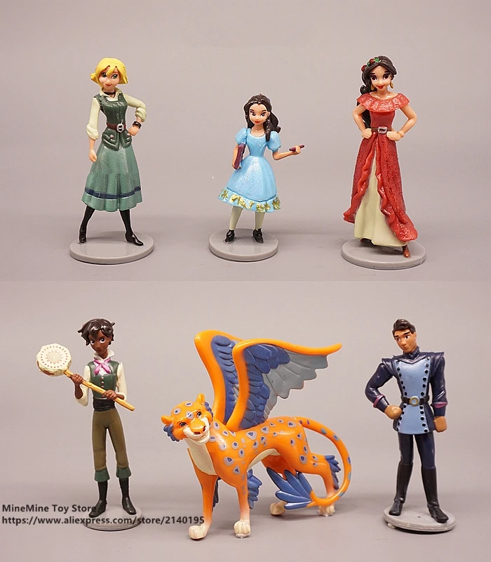 ZXZ Elena of Avalor princess 8 10 см 6 шт./компл. фигурка осанки аниме украшение Коллекция