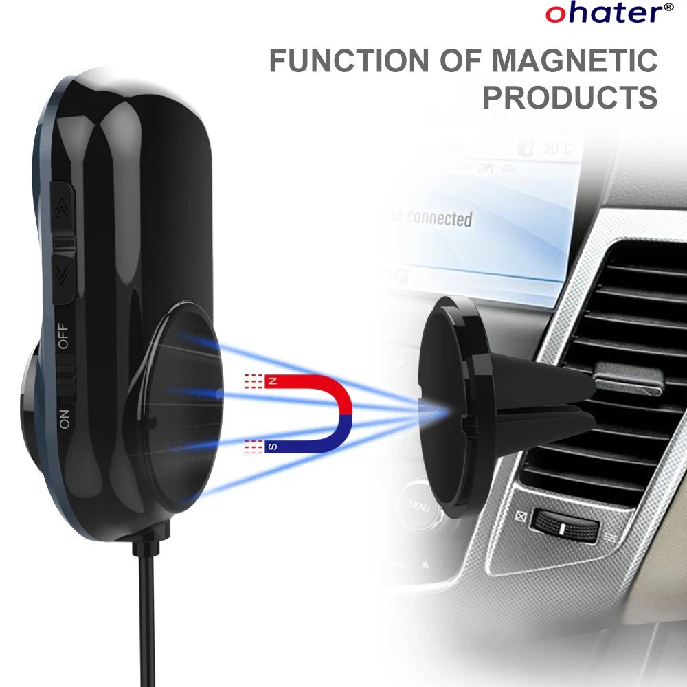 Fm-передатчик ohater Bluetooth беспроводной радио адаптер аудио приемник стерео