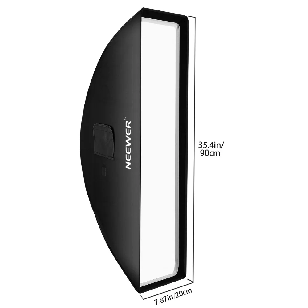 Neewer 8x36 дюймов/20x90 см сотовый софтбокс с креплением Bowens сеткой для студийной
