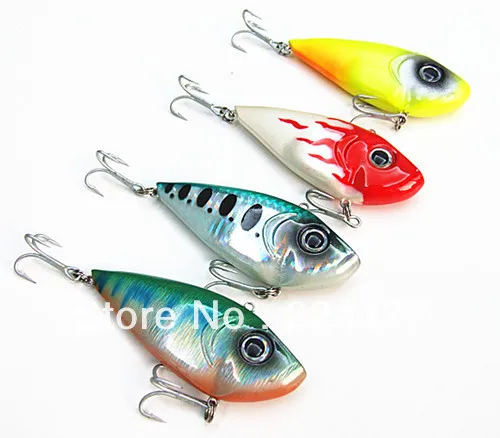 

8cm/30g Sinking Type Fishing Lure Vibration Bait Plastic Hard Fishing Tackle Fresh Water Lure