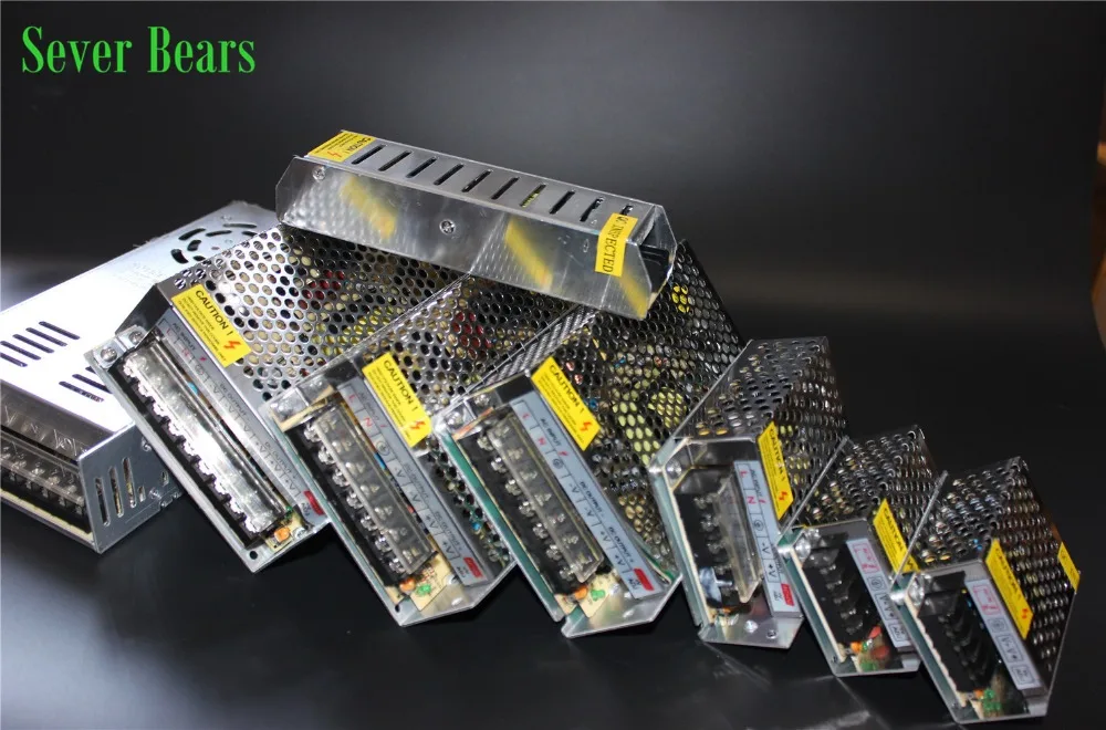 Адаптер источника питания для светодиодных лент постоянный ток 12 В 1 25 А 2 5 10 15 20 30