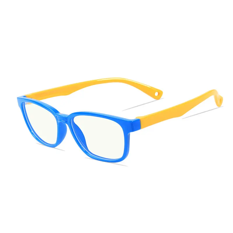 Blue Yellow Vanlook Дети синий свет блокирующие экранные очки подростковые Gafas Pantalla защитный игровой компьютер антибликовые для мальчиков и девочек - Цвет оправы: Blue Yellow