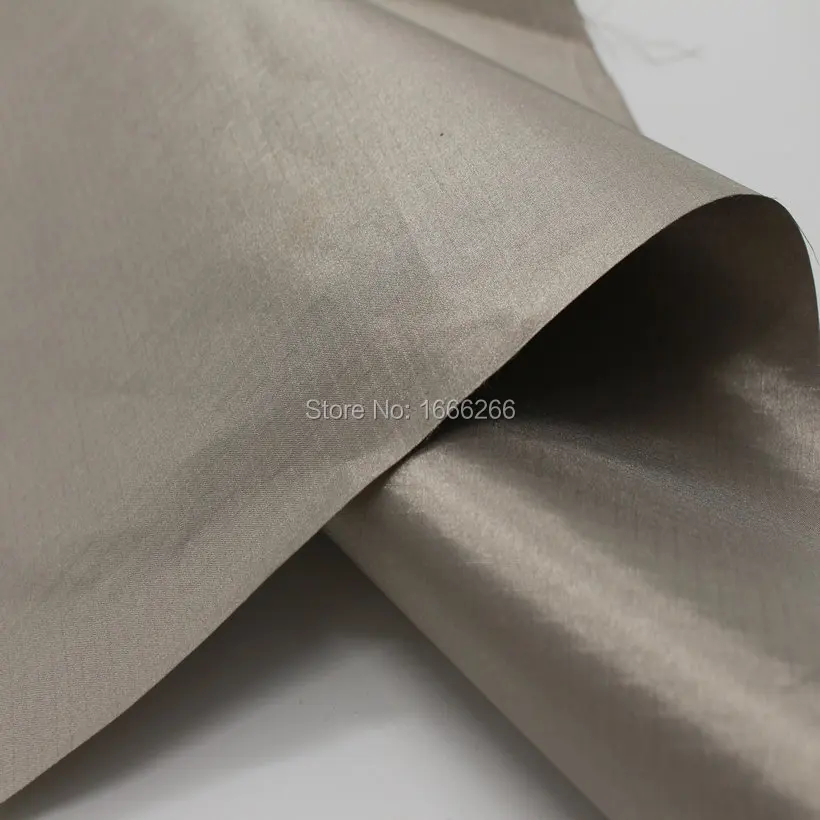 

High shielding efficiency Thickened plaid Nickel copper EMF shielding conductive fabric