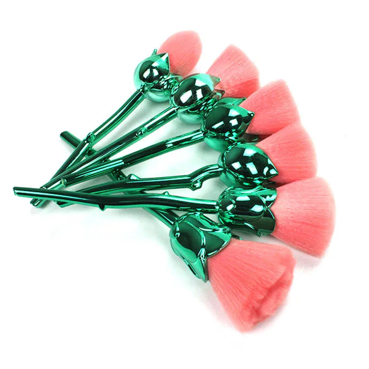 

6pcs/set roses makeup brush set new creative makeup tools