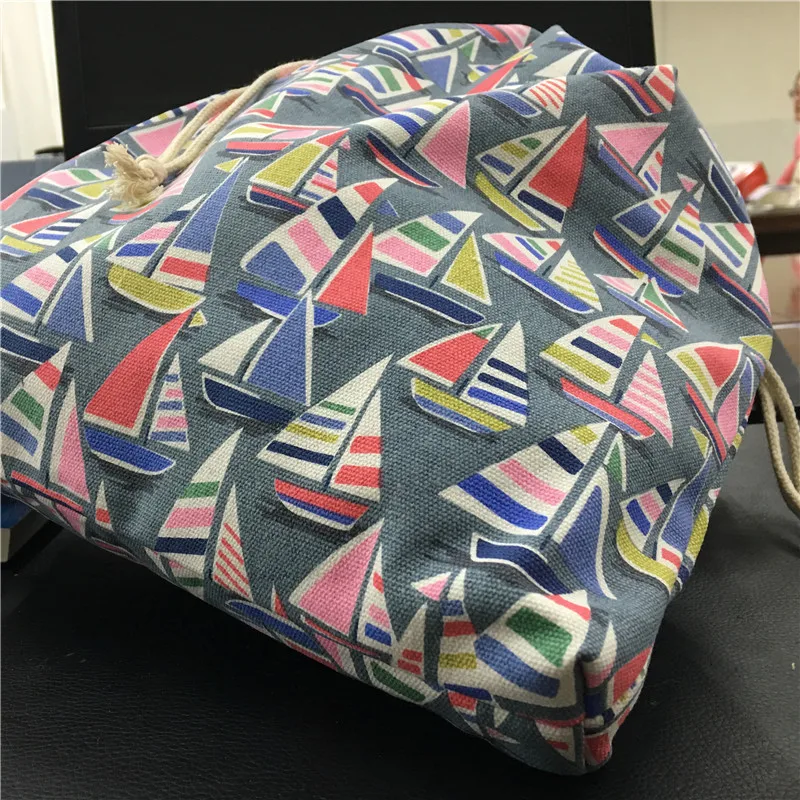 Сумка на шнурке из хлопчатобумажной ткани сумка для обуви многофункциональная