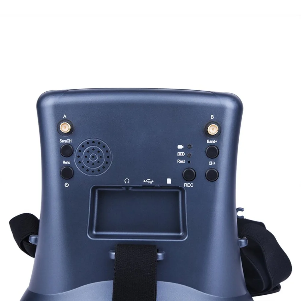 LS 008D 5 8G FPV Googles VR очки высокого качества 40CH с 2000mA батареей DVR разнообразие для