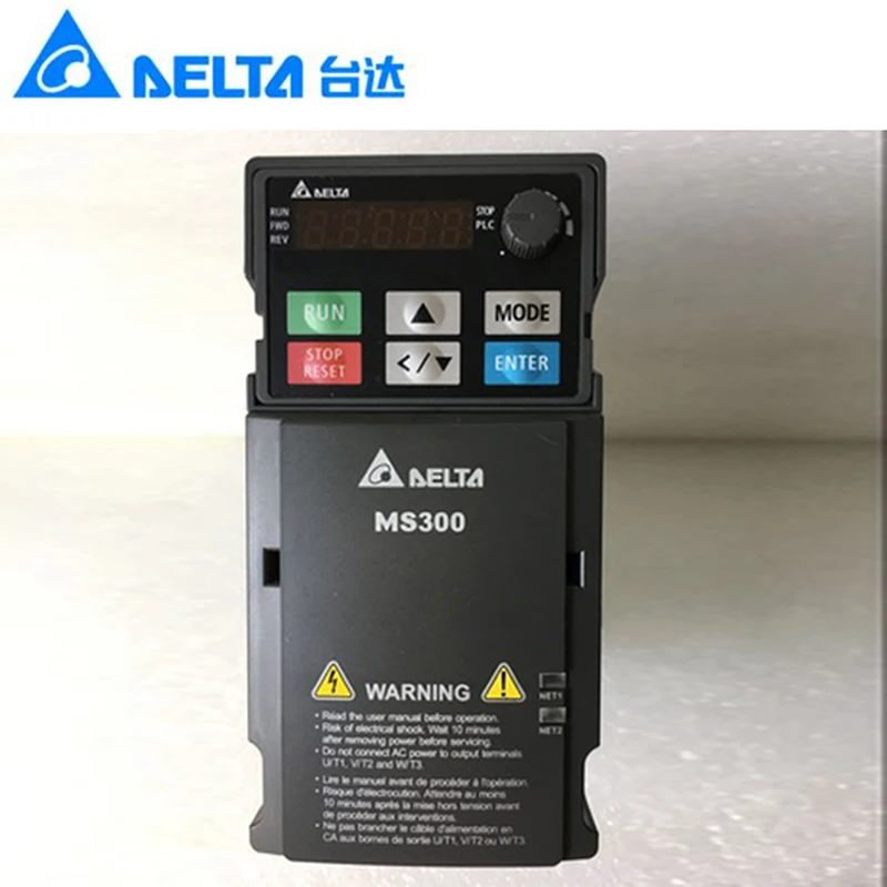 Original Delta inverter 750W MS-300 series Single phase VFD4A8MS21ANSAA built-in PLC brake unit | Инструменты