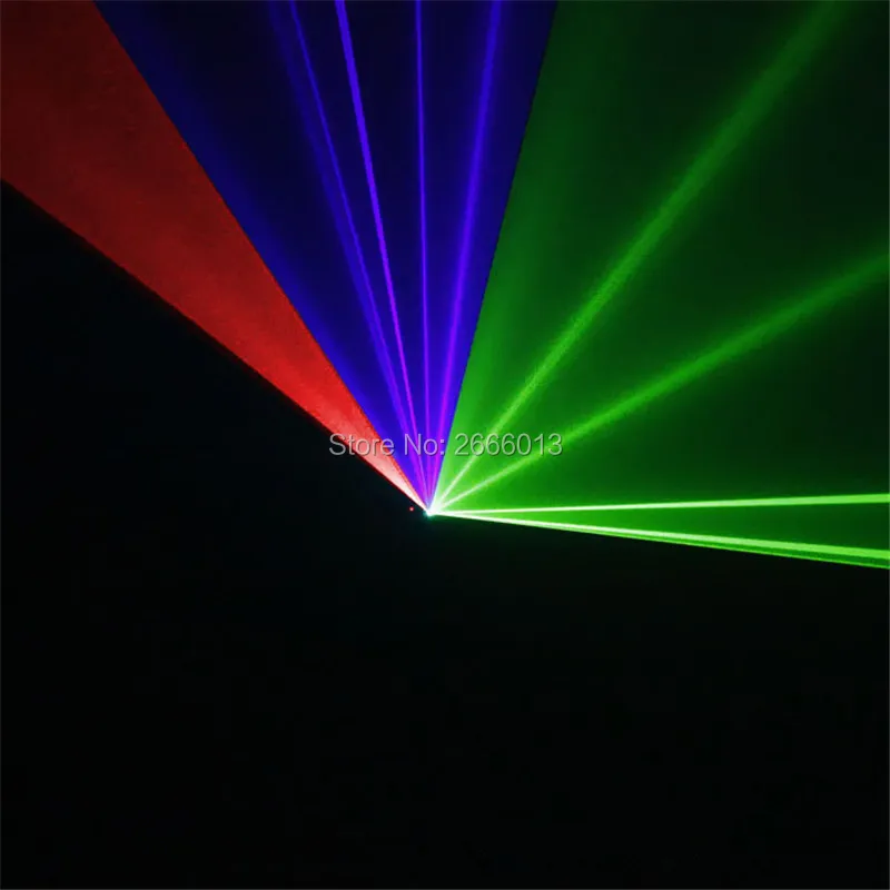 RGB Mini Scan Laser Projector Light/ DJ Disco Party Music Sound Control Laser/ Linear Beam Effect Stage Lighting/Scanner Light
