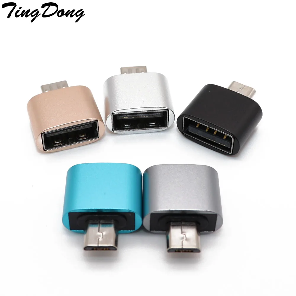 Адаптер Micro USB OTG к для Samsung Xiaomi Huawei конвертер камеры планшета адаптер Male