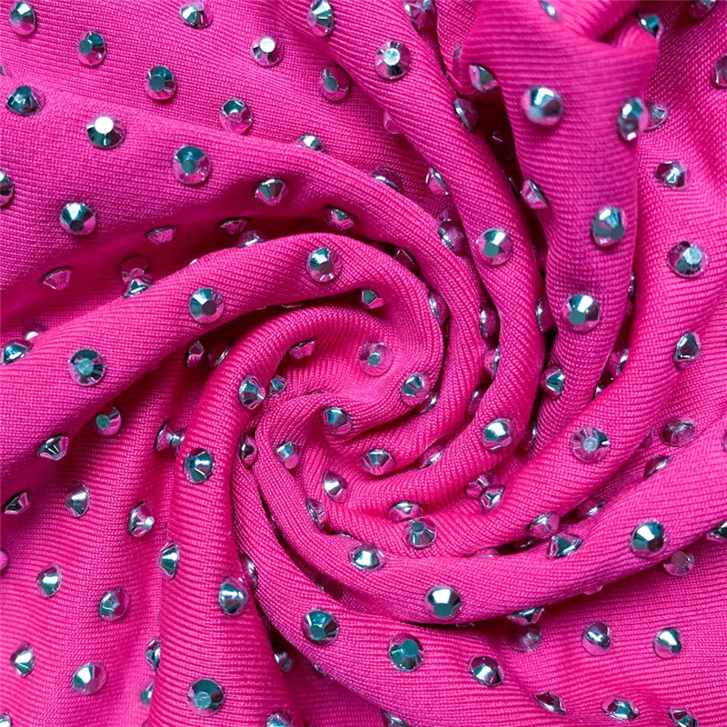 2019 летнее сексуальное облегающее платье Одна деталь комбинезон Для женщин алмаз