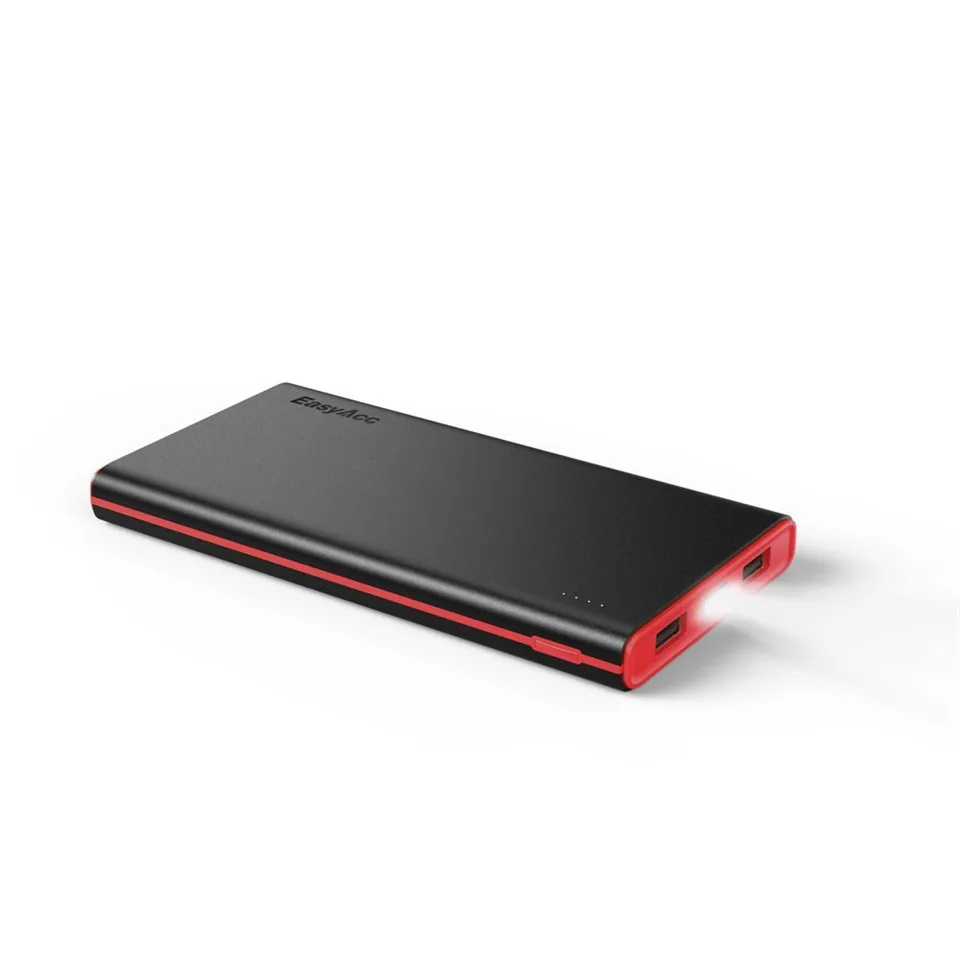 EasyAcc 10000 мАч Внешнее зарядное устройство 3.1A двойной USB порт быстрая зарядка + Powerbank