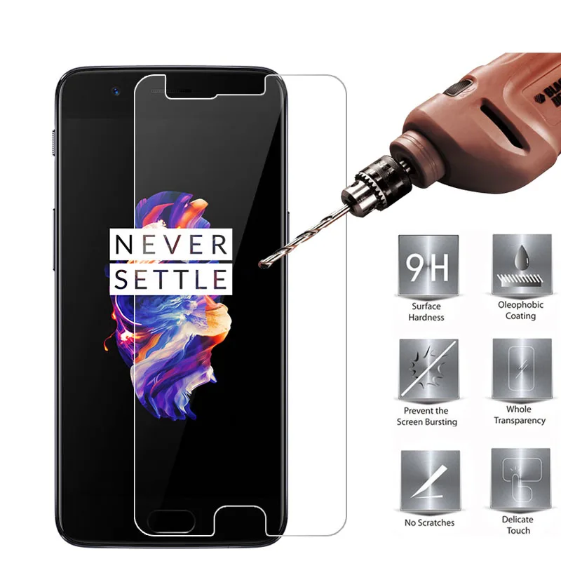 2 шт HOPELF закаленное стекло для OnePlus 5 Защитная пленка для телефона OnePlus5 для One Plus 5 закаленное стекло