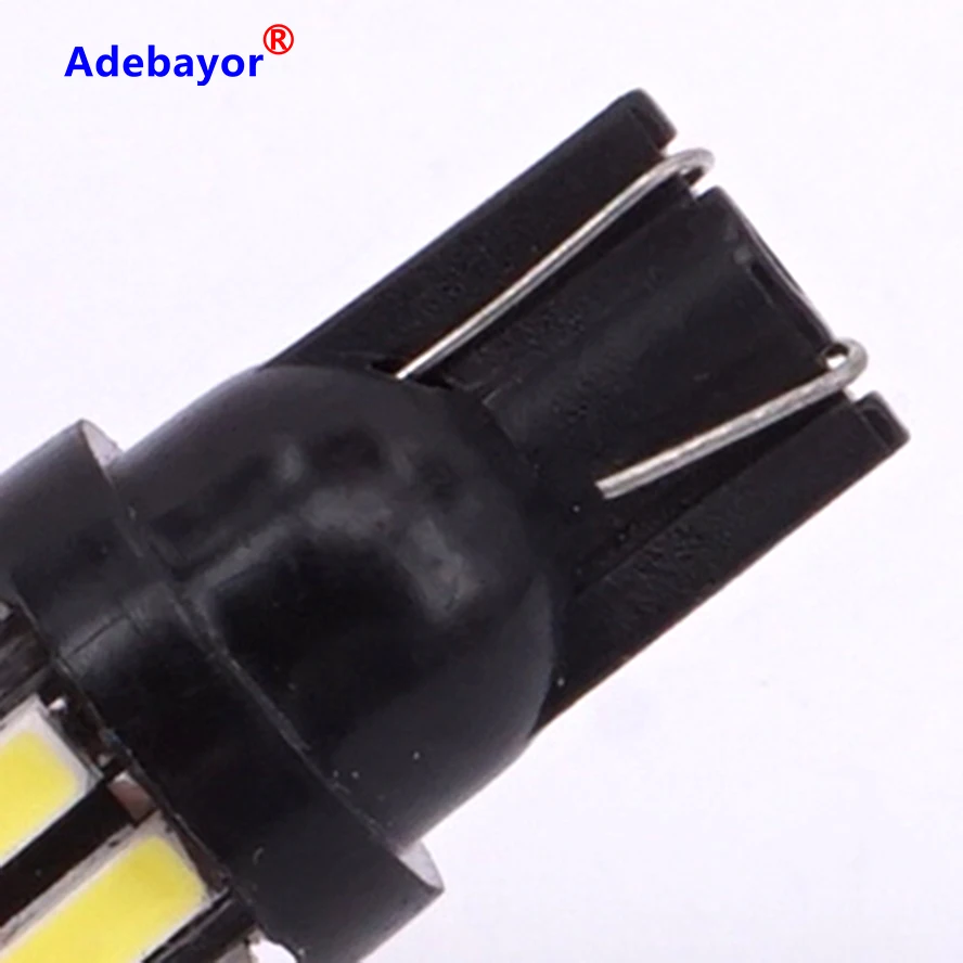 10 шт. t10 DC12v smd 194 W5W 7014 светодиодное автомобильное освещение 7020 для стайлинга