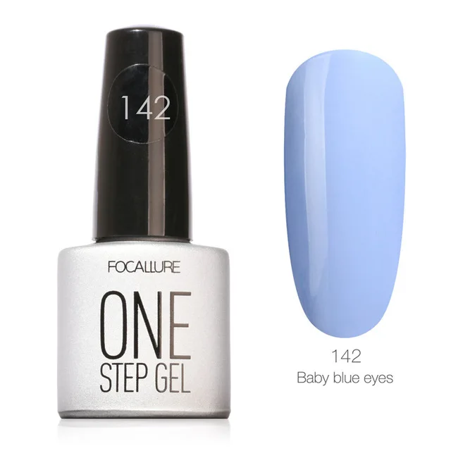 142 FOCALLURE Мода ногтей гель для ногтей one step для ногтей замочить off Гель-лак Лаки 7 мл новое обновление стойкий Гель-лак для ногтей - Цвет: 142