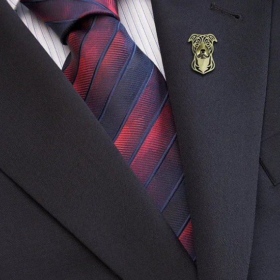 Модная серебряная брошь с изображением Бультерьера бесплатная доставка |