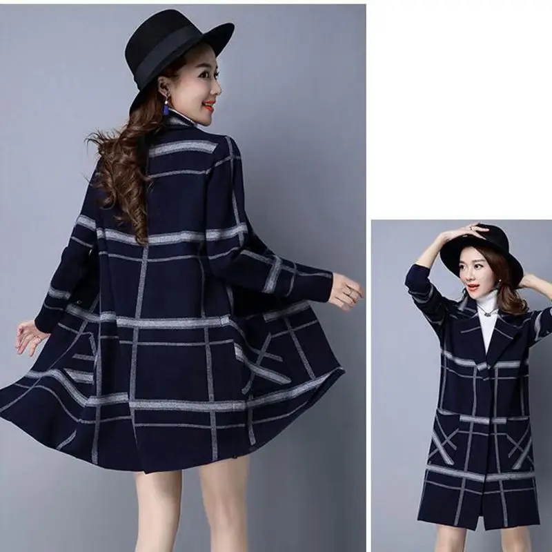 2018 осенне-зимние женские свитера пальто новый стиль модные вязаные кардиганы