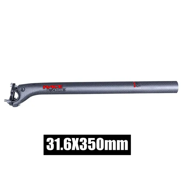 31.6X350mm Гонка лицо рядом карбоновый Подседельный штырь матовый шоссейный велосипед горный велосипед MTB велосипед Велосипеды Подседельный штырь 27,2/30,8/31,6*350/400 мм - Цвет: 31.6X350mm